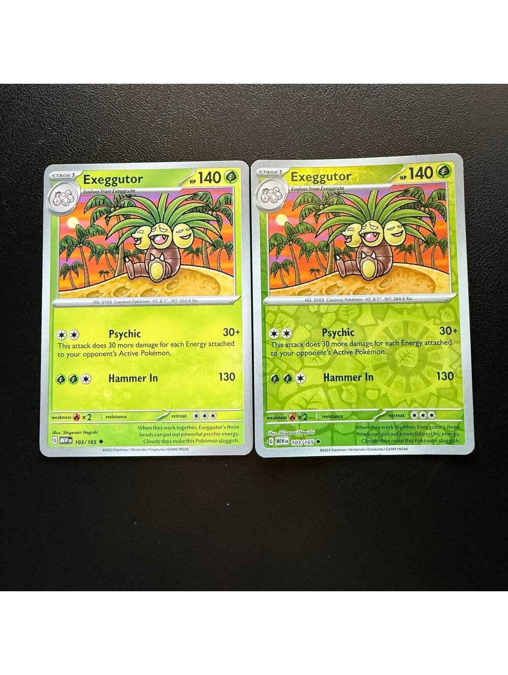 EXEGGUTOR 103/165 REVERSE HOLL SCARLET & VIOLET